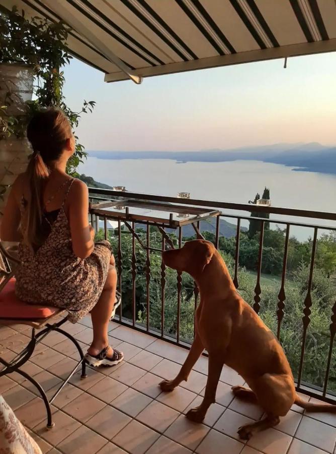 Beb Da Paolo Con Vista Lago San Zeno di Montagna Exterior foto