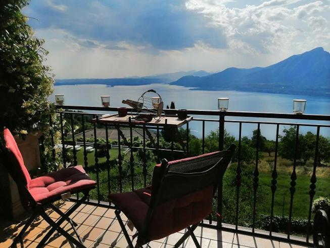 Beb Da Paolo Con Vista Lago San Zeno di Montagna Exterior foto